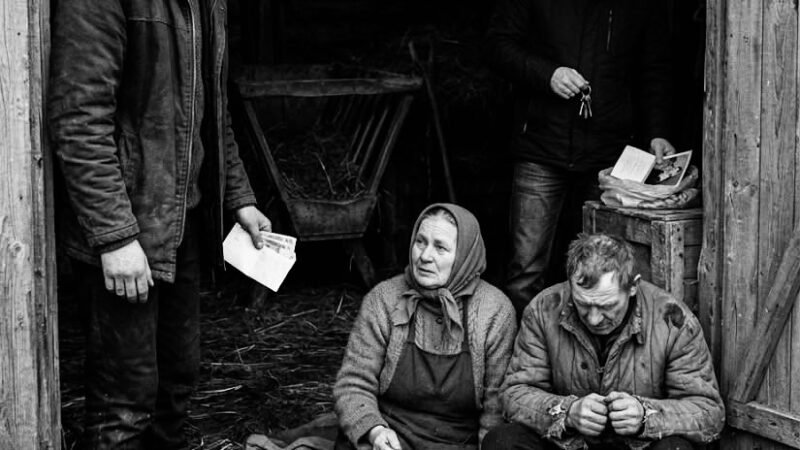«Сын выиграл в лотерею и поехал к родителям – а нашёл их в сарае с ведром комбикорма. Брат отобрал дом, а отцу стыдно просить помощь»