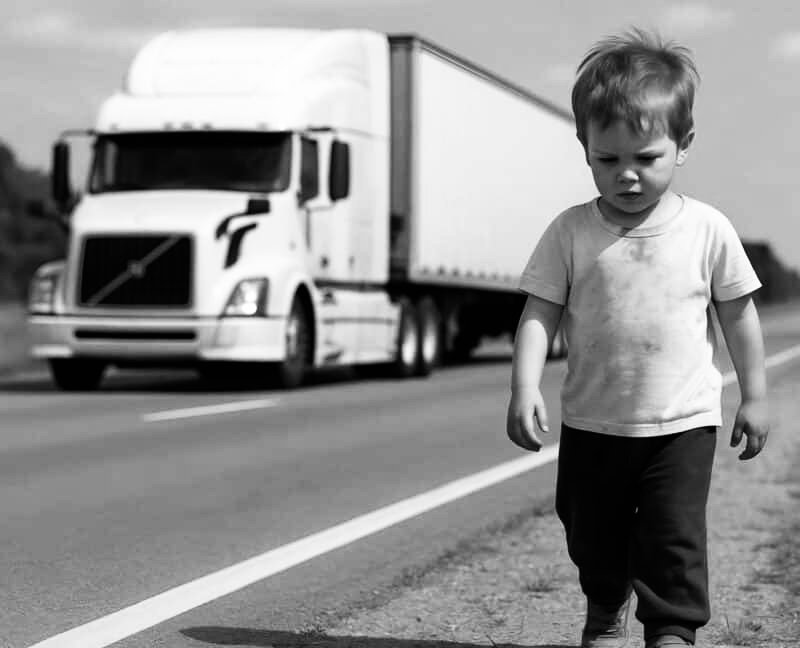 «Полицейский заметил 3-летнего мальчика, который совсем один в грязной одежде шёл вдоль трассы»: как патрульный раскрыл чудовищную тайну и вернул ребёнка семье