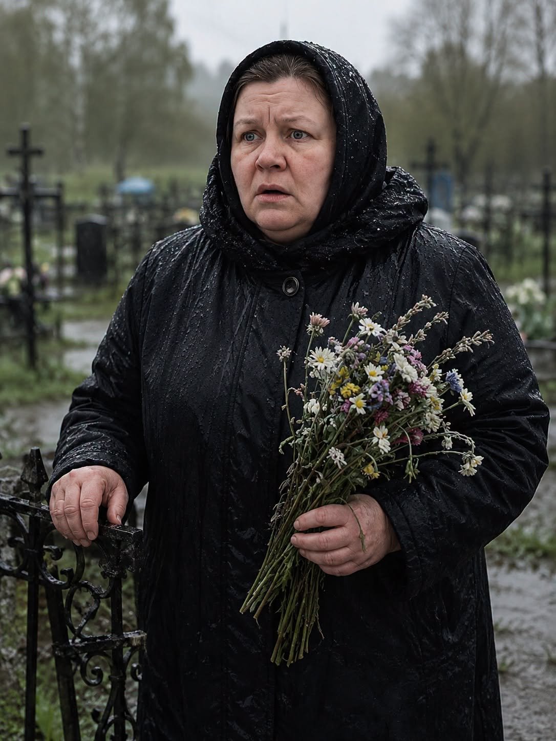 Я ничего не сказала мужу и поехала на могилу его первой жены, чтобы просто положить цветы и узнать