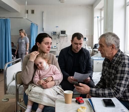 Моя двухлетняя дочь всего лишь потянулась к игрушке