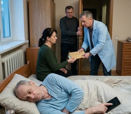 My wife was secretly plotting my death while I lay helpless in my own bed.