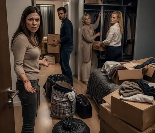 Why are your boxes in my bedroom, while my things…