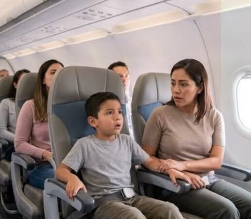 I secretly boarded the same flight as my husband and son, but his announcement was meant for someone else.