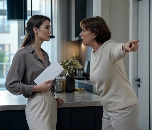 I’ll tell my son, and he’ll kick you out of the apartment.