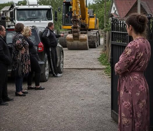 “We aren’t leaving—go to court!” the relatives laughed. Ira silently opened the gate for the heavy machinery.