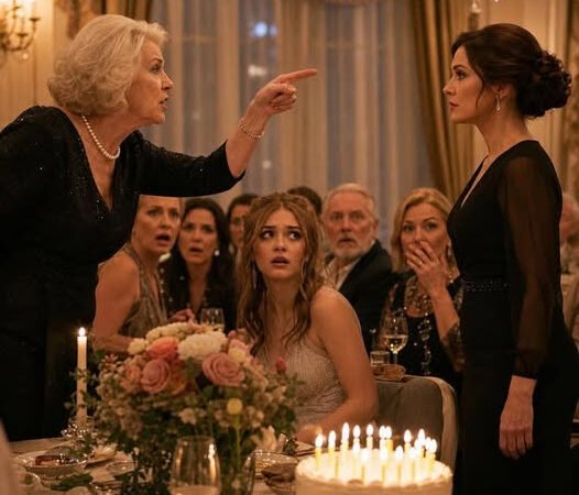 “Not my granddaughter,” my mother-in-law blurted out at the table on my daughter’s eighteenth birthday.
