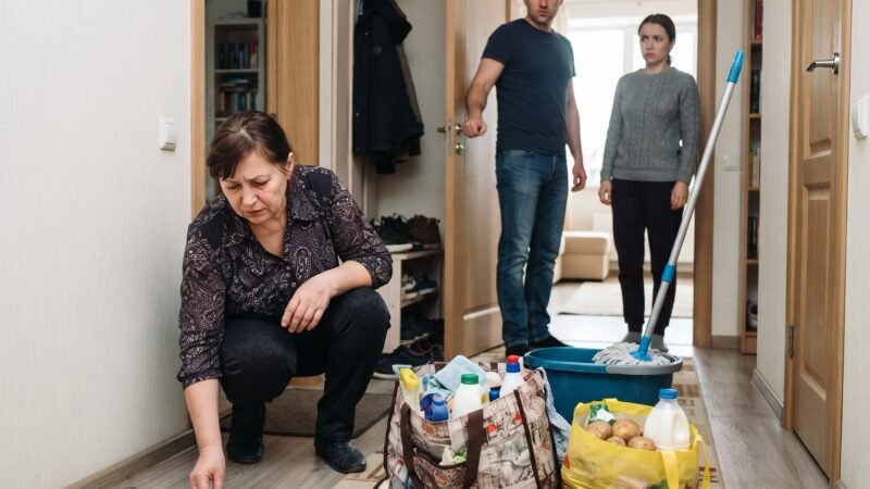 — Заберите свои тряпки. И больше не открывайте нашу дверь своим ключом.
