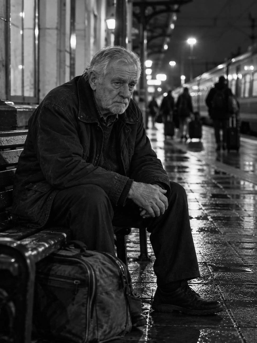 Жена уехала и он решил выгнать её 77-летнего отца из дома: дедушка ночевал на вокзале…
