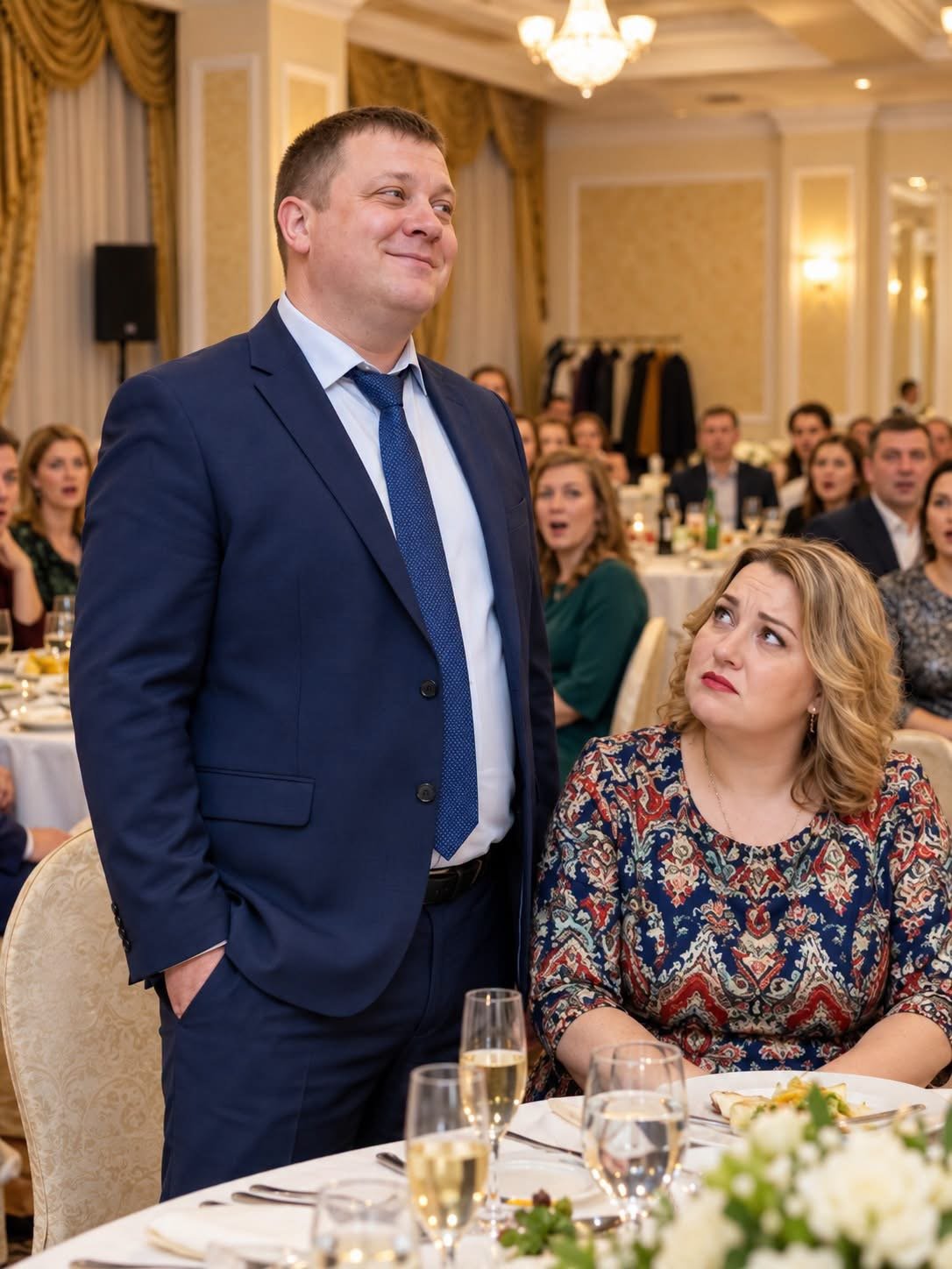 На благотворительном аукционе мой муж решил пошутить и выставил